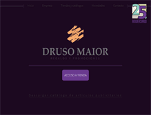 Tablet Screenshot of drusomaior.es